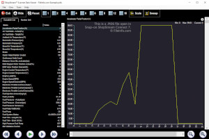 Captura de pantalla de un archivo .pids en Snap-on ShopStream Connect 7